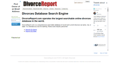 Desktop Screenshot of divorcereport.com